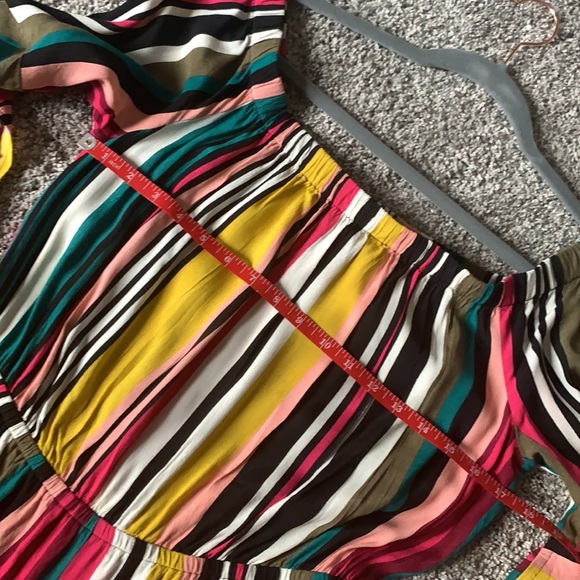 Bright Strip Romper - Picture 3 of 6